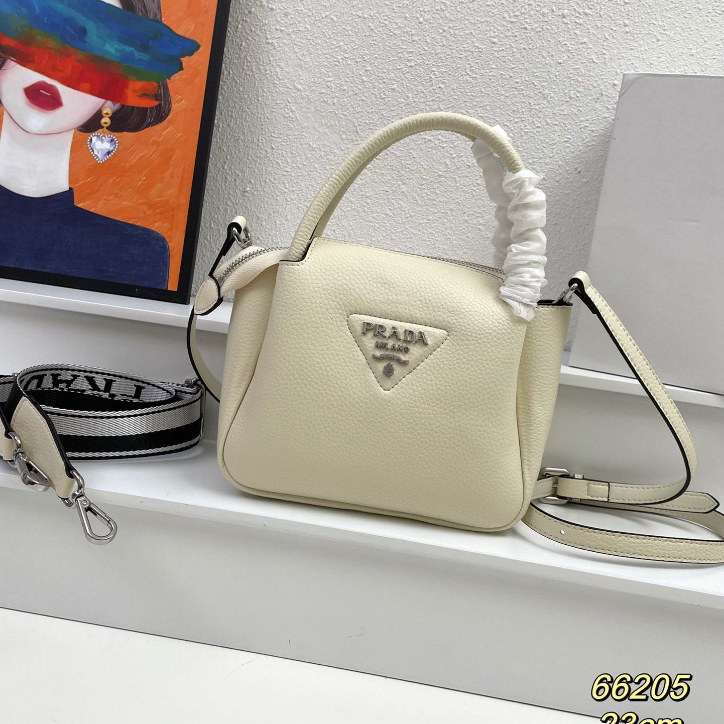 Pra*a top handle bags